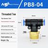 Copper Corrosion-Resistant Pneumatic Quick Connector Fitting for Air Compressors