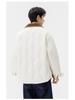 Men's Trendy American Retro Wave Pattern Duck Down Jacket - Lightweight, Warm Workwear Outerwear