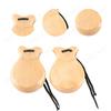 2/4Pcs Wooden Spanish Castanets Finger Castanet &Rope Traditional Flamenco Castanet Beginners Percussion Orff Music Instrument