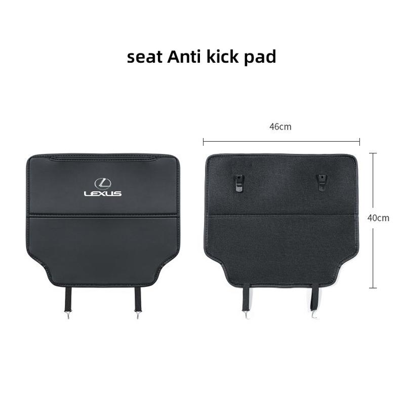 Car Seat Anti Kick Pad Leather Protective Cover For Lexus GS IS LS500h ES260 ES300h RX350h NX260 UX260 LM LC RZ450e TX RC CT200h