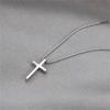1 szt. Biżuteria ze stali nierdzewnej Naszyjnik Krzyż Wisiorek Naszyjnik Damski krzyż Naszyjnik