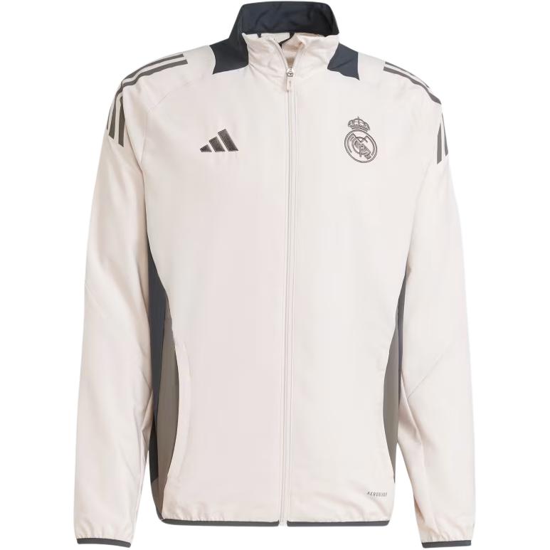 Adidas Real Madrid Tiro 24 Competition Presentation Track Top Men Jacket Light-Purple Gray Charcoal IT5117 M