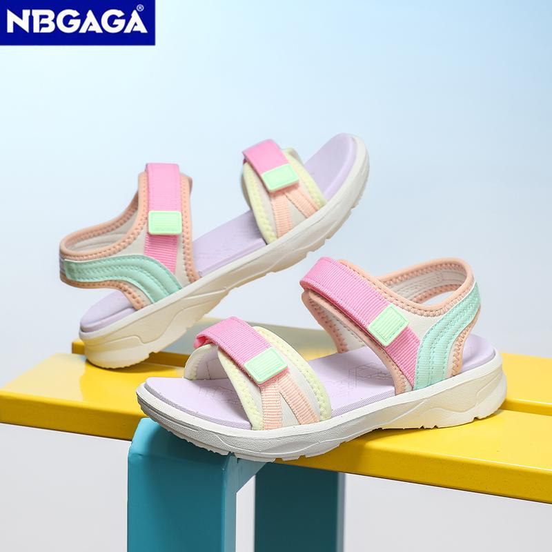 Children Casual Flat Sandals For Boys Girls Summer Beach Shoes Breathable Open Toe Non-Slip Outdoor Kids Walking Sandials