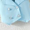 Girls' Fashionable Suit Set: Summer Sleeveless Top + Wide-Leg Pants Set