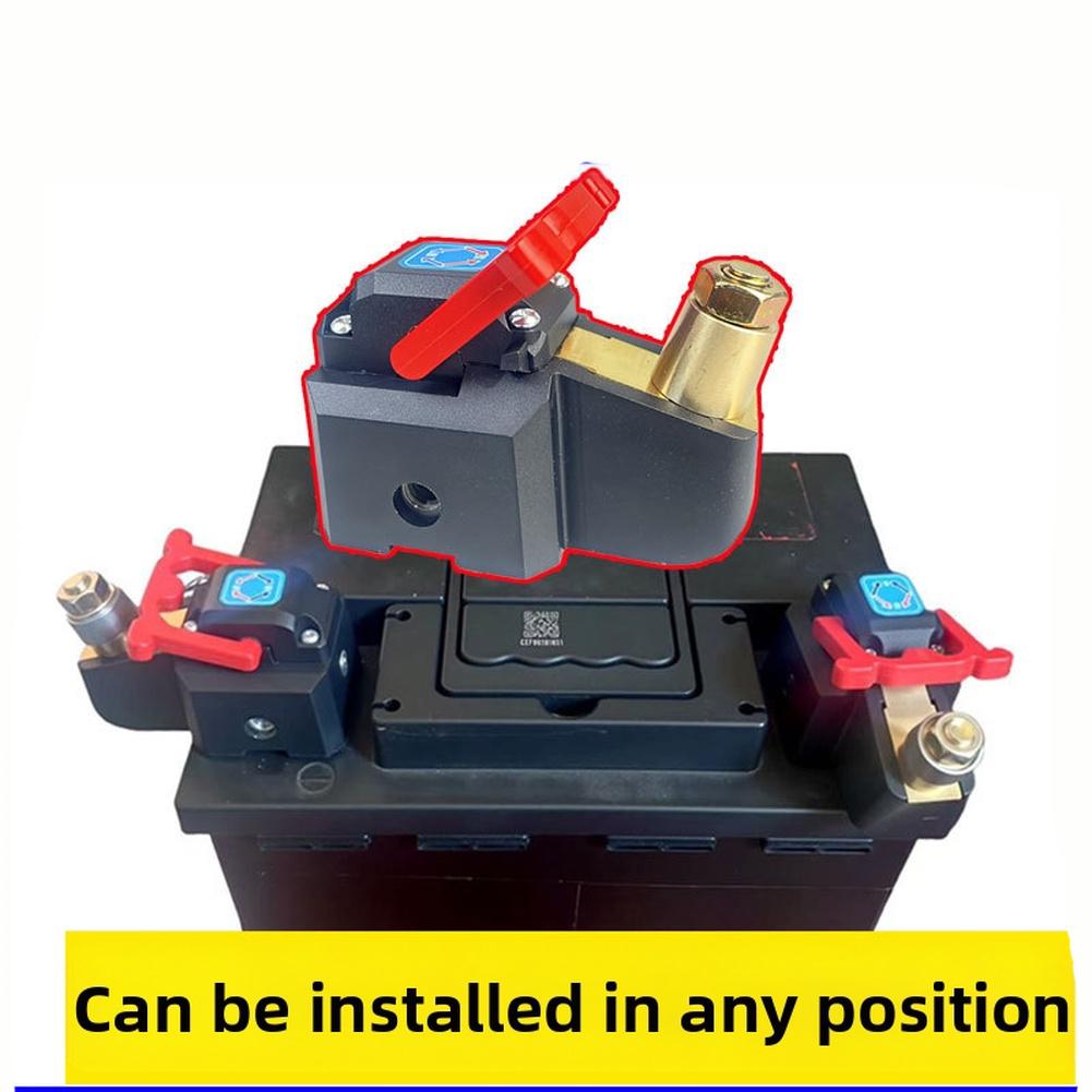 Heavy Duty Battery Disconnect Switch for 12V and 24V Systems with Pure Copper Construction Suitable for Cars Trucks and Tractors
