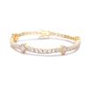 Women's Tennis Bracelet cz Necklace Elegant Clavicle Chain Winter New Jewelry Luxury Fashion Sweater Chain Wedding Party Gift