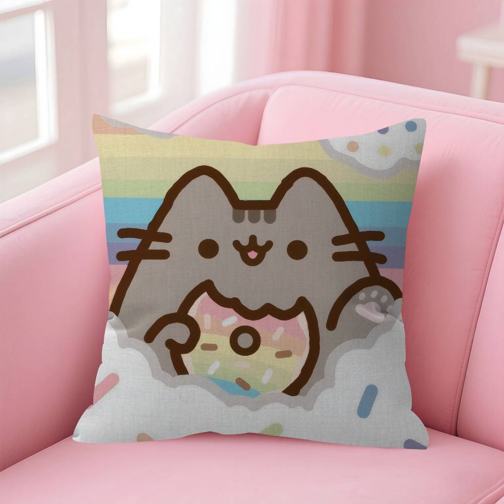Pillow Cover for Bedroom Room and Living Room Sofa Decorative Cushion Cover Cute PpusheenS CUTE