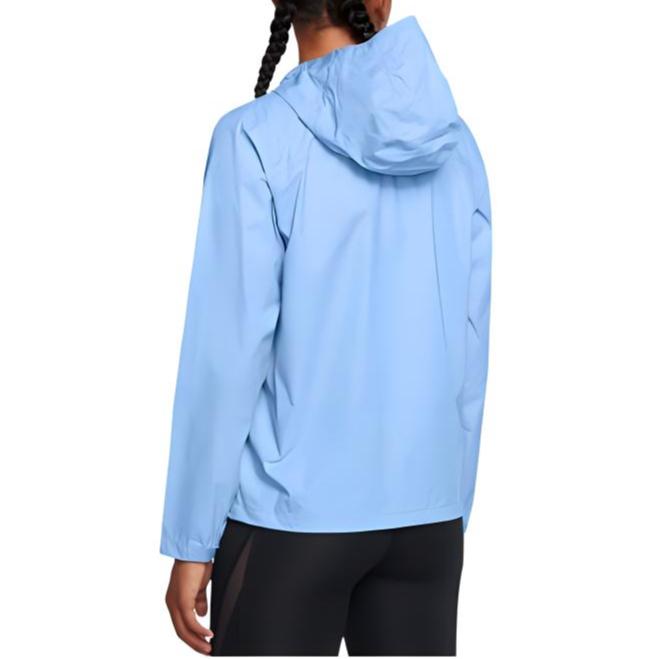 Under Armour Stormproof Cloudstrike 2.0 Solid Color Hooded Zip Jacket Women Jackets Sky-Blue 1374645-465