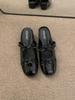Fashion Female Shoes Cover Toe Ladies' Slippers Pink Slides Butterfly-Knot On A Wedge 2025 Rubber Soft Butterfly-knot Scandals Round
