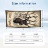 Deer Theme Beach Towel Personalized Custom Name & Text Soft Quick Dry Beach Towel for Swimming Travel
