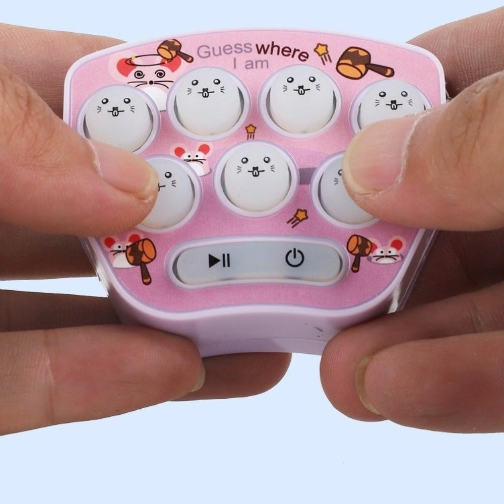 Interactive Gameplay Whack A Mole Game Mini Whacker Game Toy Game Toy Keychain  for Boys and Girls