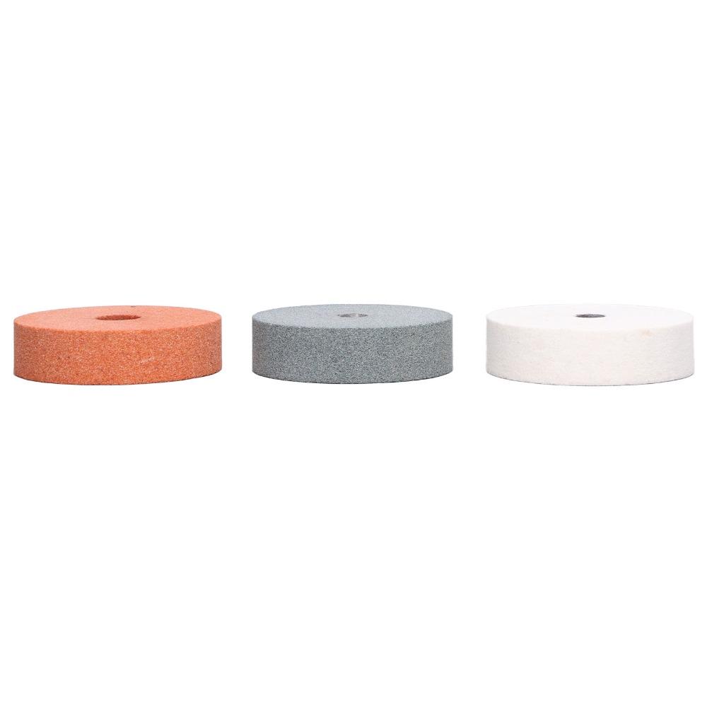 Carbide Buffing Wheel Round Abrasive Stone Sharpening and Polishing Metal, Wood, Glass, Ceramic