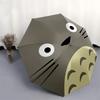 1pc Totoro Face Illustration Umbrella with Plastic Handle,Suitable for All Seasons Home Travel Outdoor UmbrellaM978