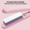 Pink Ceramic Flat Iron Hair Straightener For Smooth Finish Ceramic Floating Plates Quick Heat Up Pro Salon Curler Hair Wand Tymo