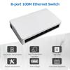 8-port 100M Switch Ethernet Switch 8 Adaptive 10/100Mbps Ethernet Ports Low Power Consumption Wide