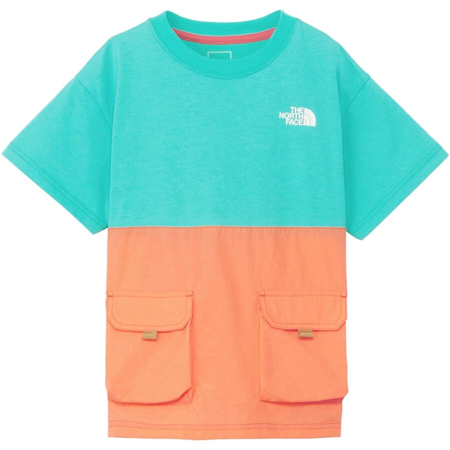 

Футболка North Adventure Geyser Cantaloupe 140 [The Face] Аква/Яркий