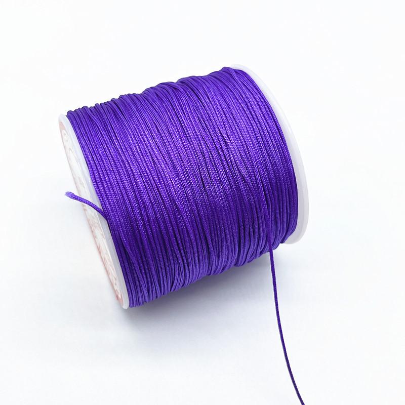 10 Meter 0,8 mm 1,0 mm Nylonschnur Faden Chinesischer Knoten Makramee-Schnur Armband Geflochtene Schnur DIY Quasten Perlen Shamballa-Faden