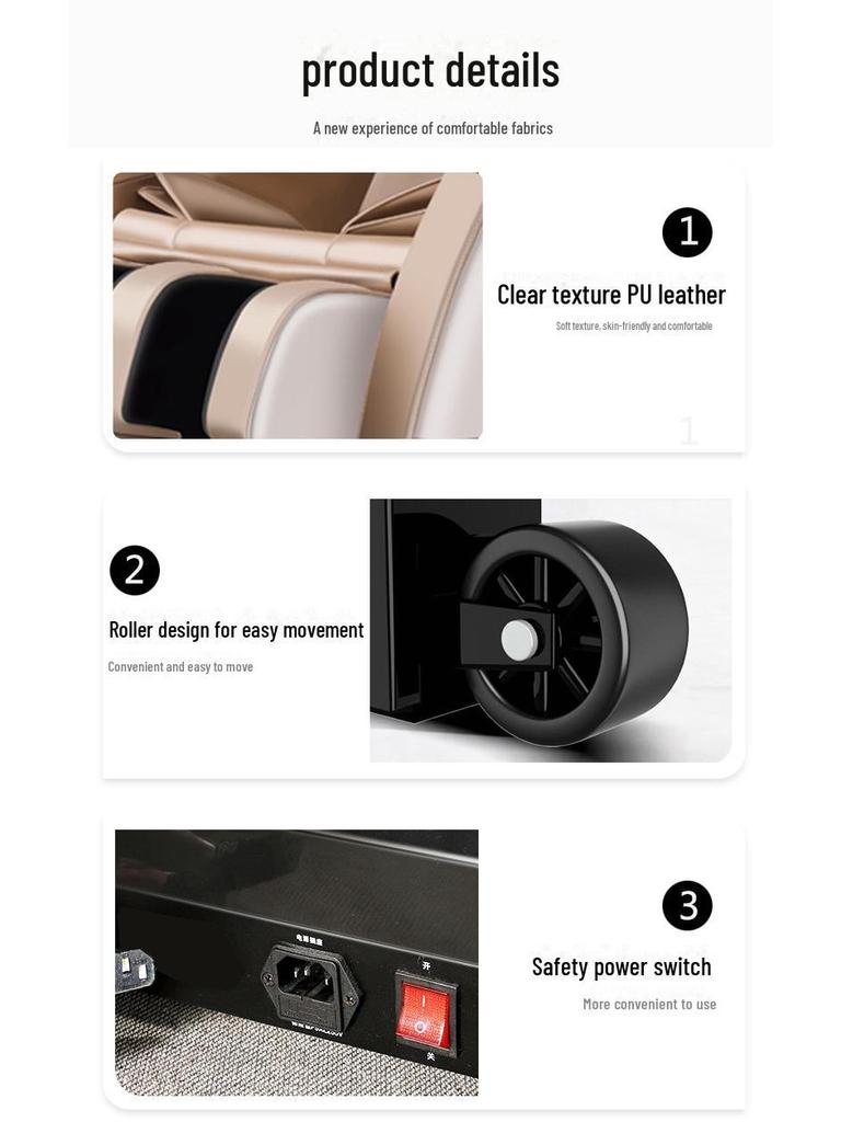 Luxury Multifunctional Electric Full Body Music Massage Chair Sofa