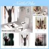 3d Printed Halloween Shower Curtain With Bloody Hands And Hooks