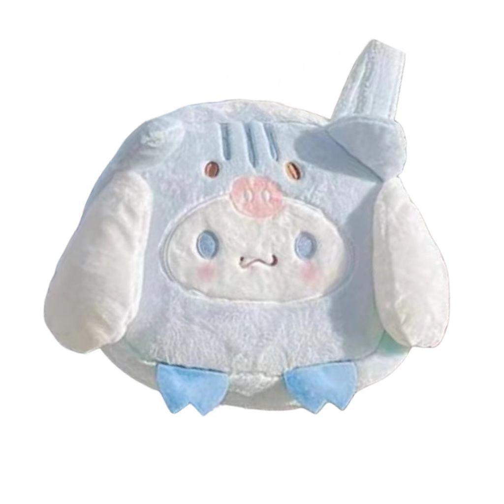 Cinnamoroll Plush Shoulder Bag With Large Capacity For Daily Use Girls