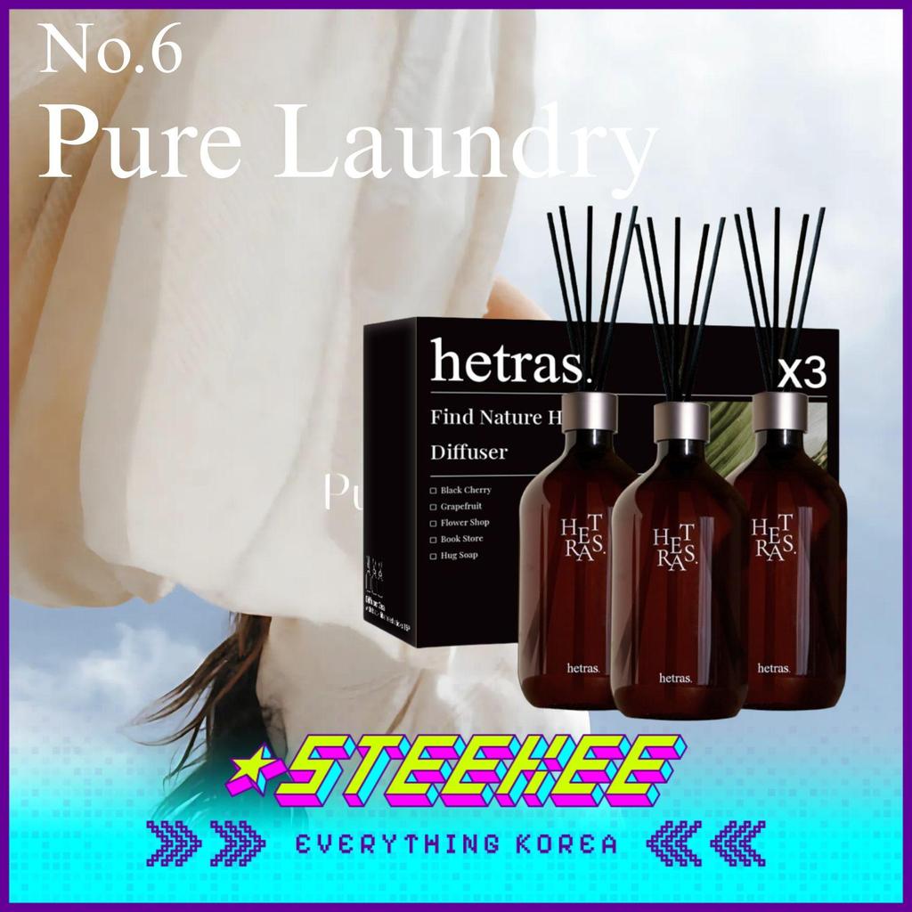 Hetras Premium Diffuser Home Fragrance Set of 3 1500ml by Steekee Korea 3050