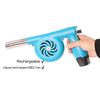 BBQ Fan Portable Air Turbo Blower AC 100-240V Adjustable Speed 5000R/min for Barbecue Picnic Camping Fire Rechargeable