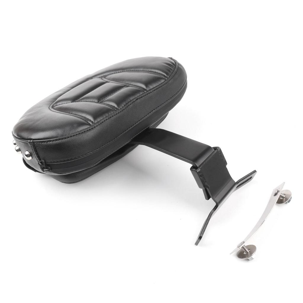 Cuscino Schienale Passeggero Sedile Guidatore Per 07-17 Fatboy FLSTF Heritage Softail BK