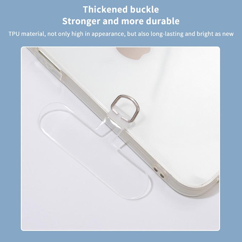 Universal Colorful Cartoon Phone Chain Pad Cellphone Lanyard Strap Mat Phone Hanging Patch For Iphone