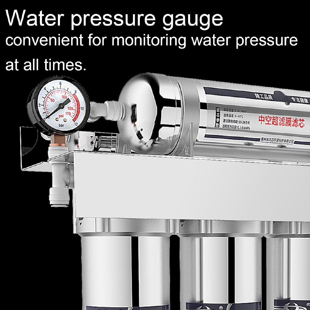 Küche 5 Stufen Haushaltsarmatur Heim Wasserreiniger Edelstahl Wasserreiniger Direkt Trinkwasserfiltersystem