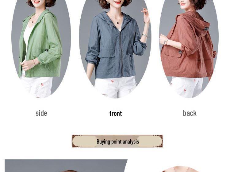 Wszechstronna Damska Kurtka Ochronna Przed Słońcem - Krótka, Oddychająca, Modna, Wiosna/Lato 2023