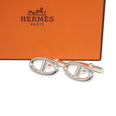 HERMES Cuffs Silver/metal Silver925 Mens