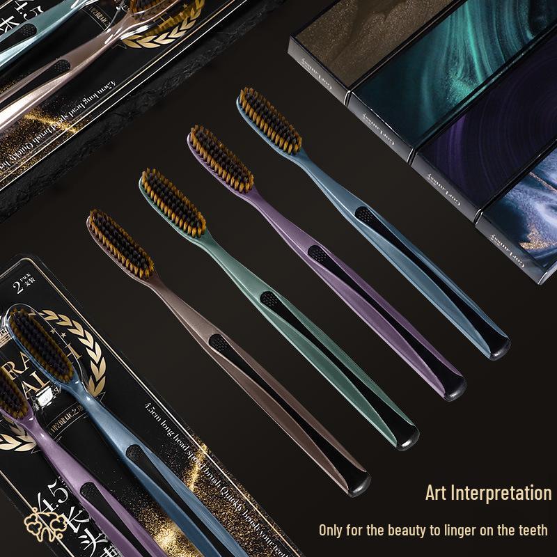 Uanicce Innovative U-Shaped Long-Handled Toothbrush: Luxurious Wide Head with Soft Bristles for Effective Gum Protection and Teeth Cleaning at Home.
