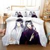 3D Print Mo Dao Zu Shi Wei Ying and Lan Zhan Bedding Set Anime three-piece set Adult Kid Bedroom Duvetcover Sets