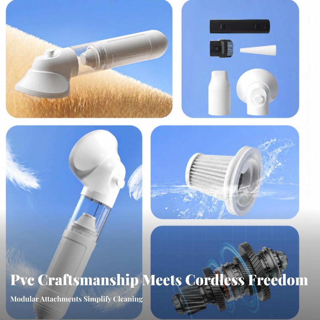 Pet Grooming Vacuum Compact Dog Rechargeable for Home