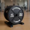 ABS Weight Plate Coaster with Integrated Stand Barbell Bumper Plate Drink Coaster For Neat Organization