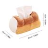 Simulation Bread Toast Plush Tissue Box Stuffed Cotton Funny Toothpaste Creative Home Decor Girl Birthday Gift