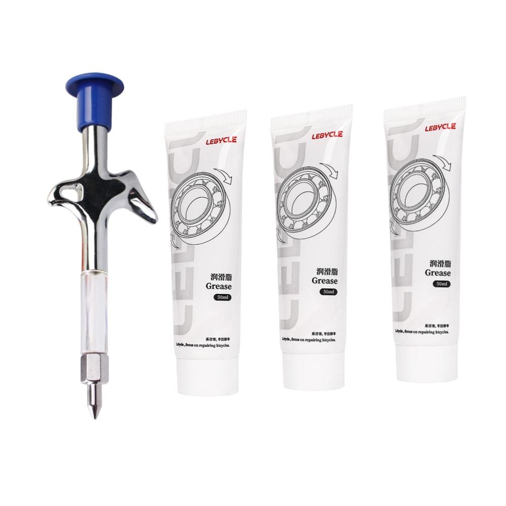 Fahrrad Aluminium Fettpresse Aluminiumlegierung MTB Fahrrad Kugellager Nabe Fett Spritze Fahrrad Öl Schmiermittel Radfahren Reparaturwerkzeug