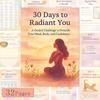30 Day Glow Up Challenge Planner – Daily Habit & Self-Improvement Journal