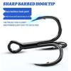 Three-Claw High Carbon Steel Fishing Hook - Hand-Sharpened Anchor Design for Outdoor Use.