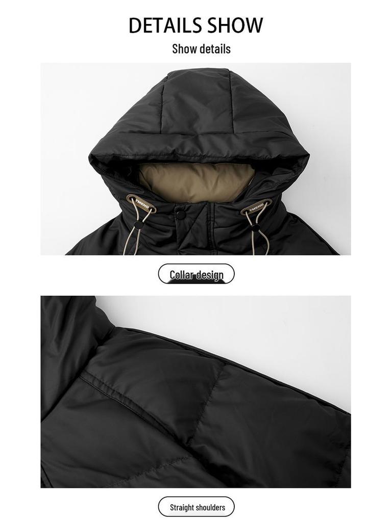 Winter 2024 Men's Fashion Hooded White Duck Down Jacket for Couples