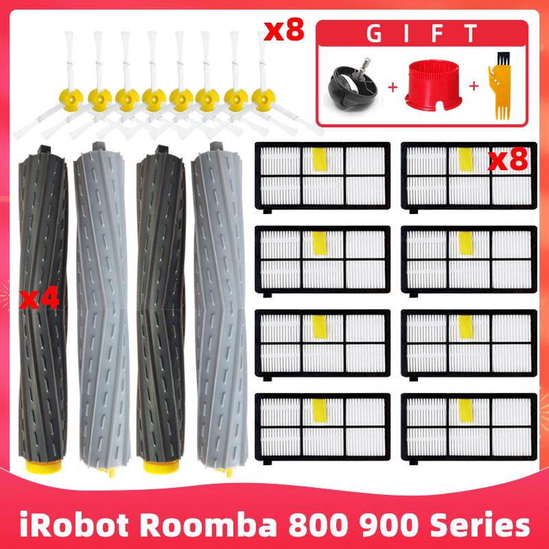 Fit For ( iRobot Romba 800, 860, 865, 866, 870, 871, 880, 885, 886, 890, 898, 900, 966, 980, 990 ) Brush Filter Part Accessory