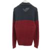 Armani Exchange Langarm Schalkragenpullover S Weinrot x schwarz Strick Herren Gebraucht