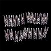 20Pcs Mini Clear Plastic Doll Clothespin Photo Paper Peg Clips Laundry Hangers