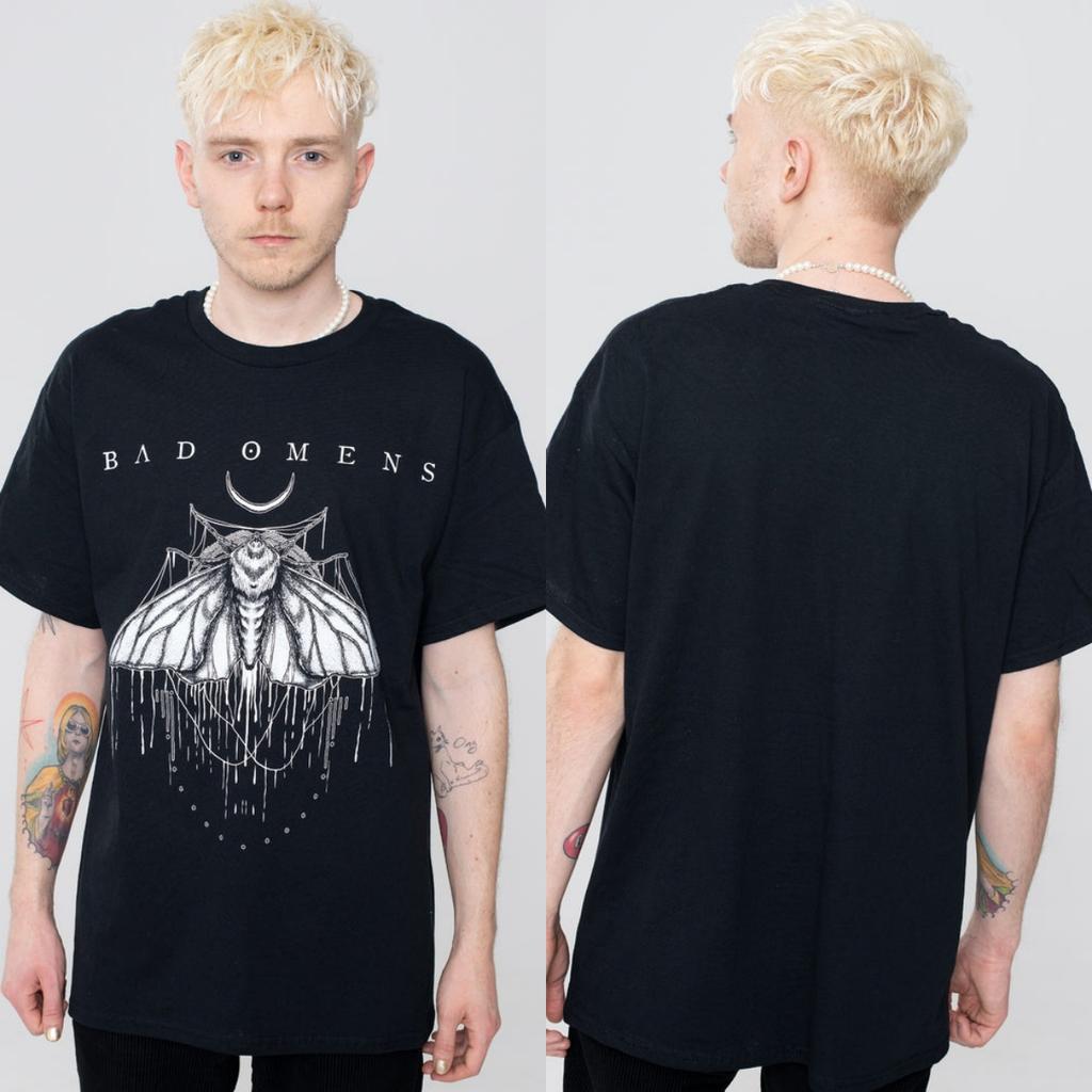 Pop Bad Omens Graphic Cotton Tshirt Unisex Summer Short Sleeve Fashion Brand Tee Luxury Casual Vintage Tees