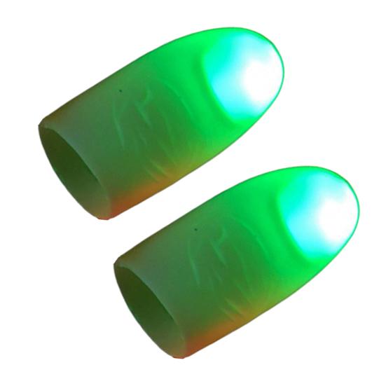 Magic Thumb Lights LED Magic Thumb Prank Toy Light Up Flashing Fingers Tips for Magic Stage Tricks Performance Props
