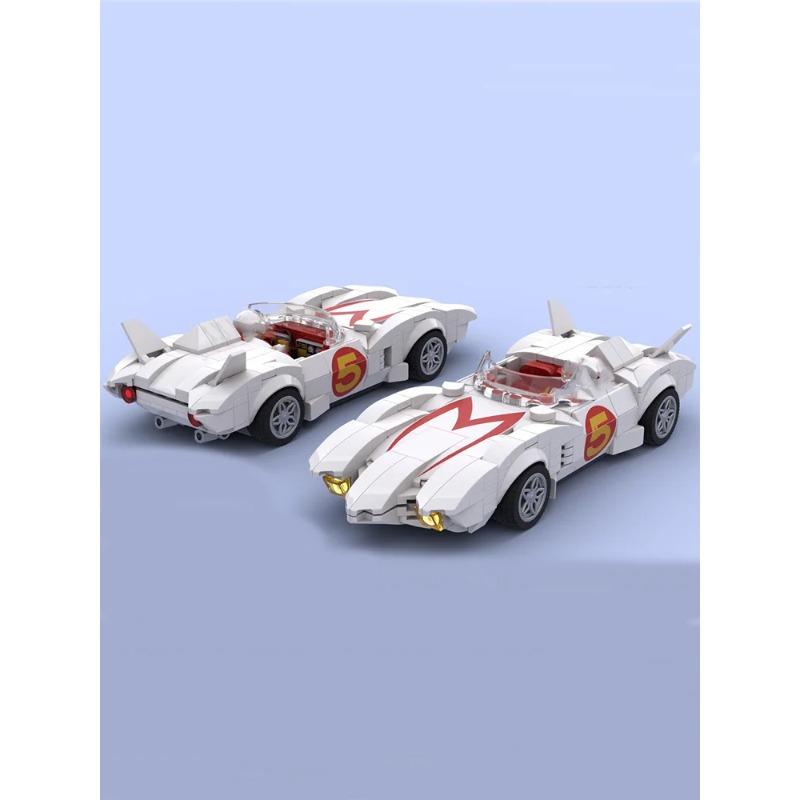 

320 деталей MOC модель автомобиля гоночный Mach 5 DIY креативный образовательный детский конструктор подарок Google Drive - PDF