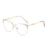 Anti-Blue Light Versatile Cat Eye Glasses Frame Fashion Personality Trend European Girl Beauty Photosensitive Plain Glasses