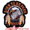 Skull Personality Punk Rock Embroidered DIY Iron On Patch Thermoadhesive Patches for Clothing Jeans Jacket Bag Badge Decoration
