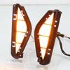 Hot,1 Pair Daytime Running Lights With Turn Signals Led Drl Fog Lamp Compatible For Hyundai Santa