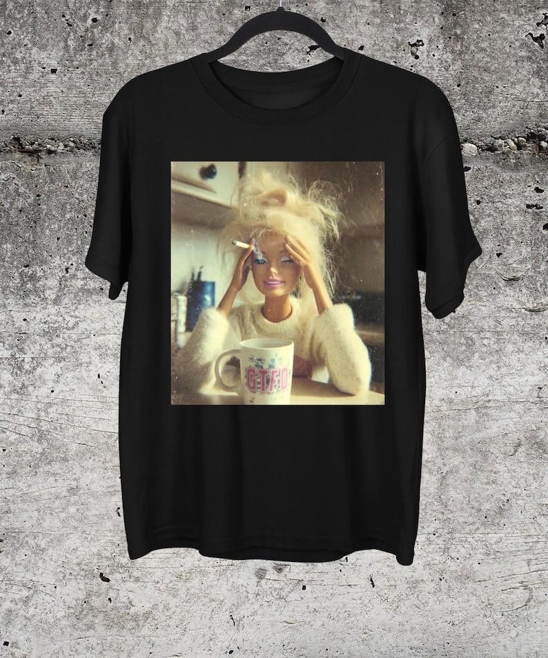 Funny Distressed Doll Face Meme Shirt Gift For WomanSarcasti wbr/ c Doll Face Shirt Unisex T-Shirt M